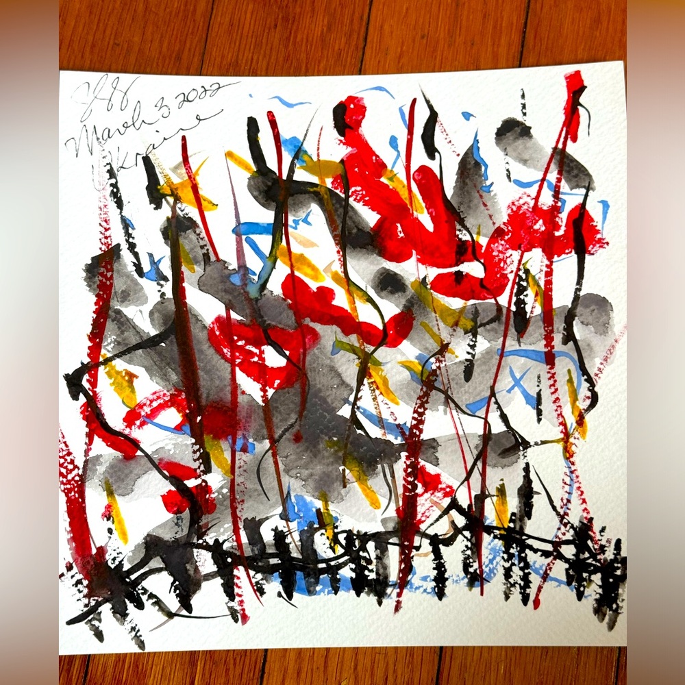 Original signed watercolor